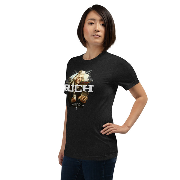 RICH Christian T-Shirt - Redeemed In Christ's Hands