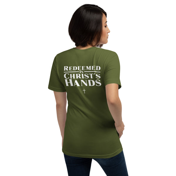 RICH Christian T-Shirt - Redeemed In Christ's Hands