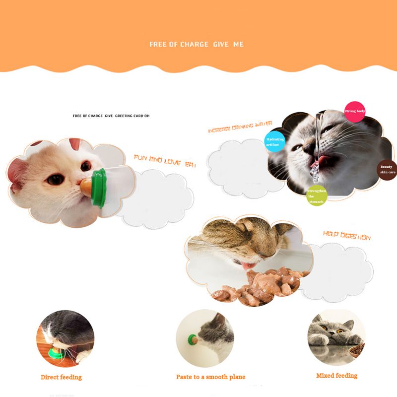 Cat Catnip Energy Lick Ball Treats, Natural Nutrition Snack Balls with Catnip and Trace Elements, Wall-Mounted Healthy Cat Candy