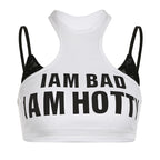 No Boyfriend No Problems Halter Crop Top