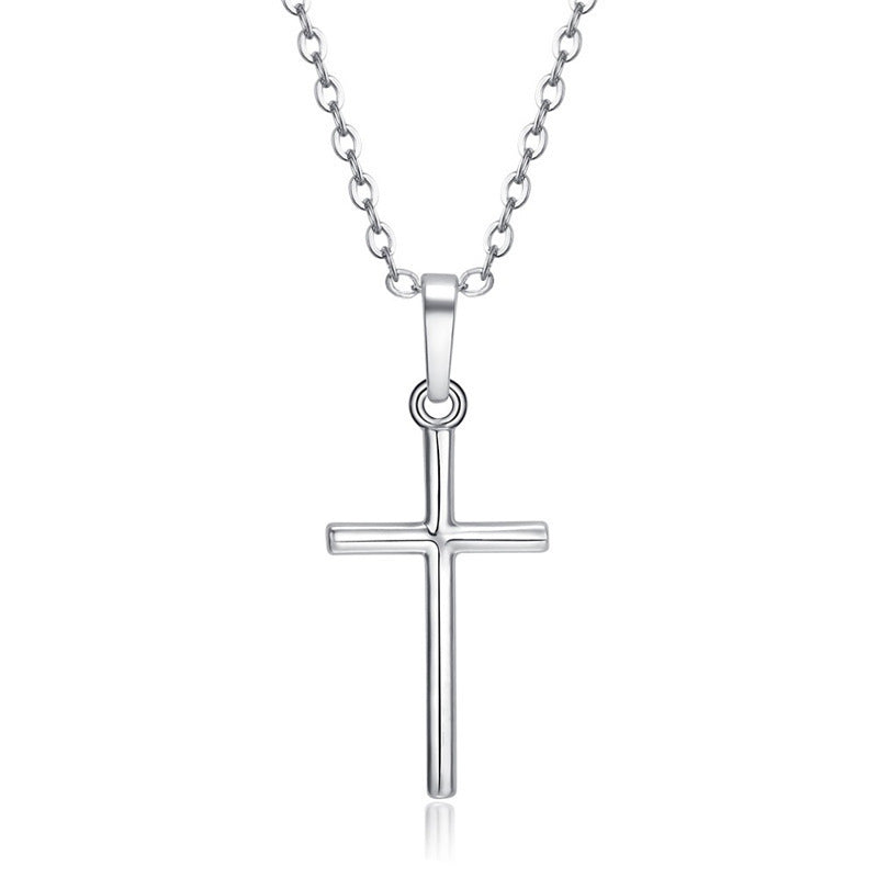 Simple Cross Pendant Necklace