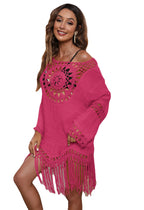 Crochet Fringe Beach Cover-Up