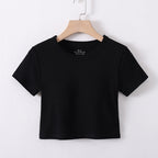 Summer Crop Top with Built-in Bra for Women