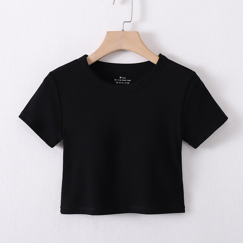Summer Crop Top with Built-in Bra for Women
