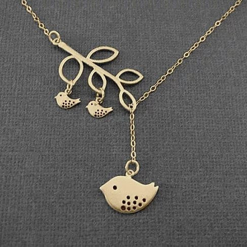 Birds on the Branch Necklace