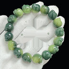 Carved Cat Paw Bodhi Root Bracelet