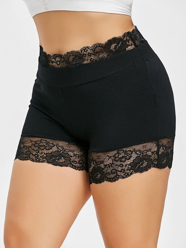Lace Trimmed Base Shorts for Women
