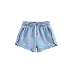MarcJanie 2020 New Summer Girls' Cherry Denim Shorts