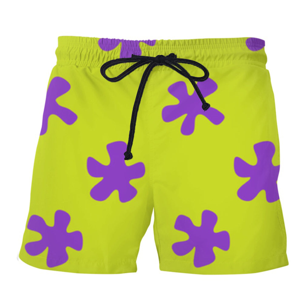 PLstar Cosmos 3D Patrick Star Casual Shorts for Men/Women