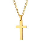 Cross Necklace with Bible Verse Design