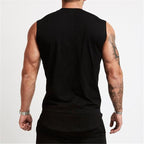 Smooth Solid Summer V-Neck Sports Tank Top