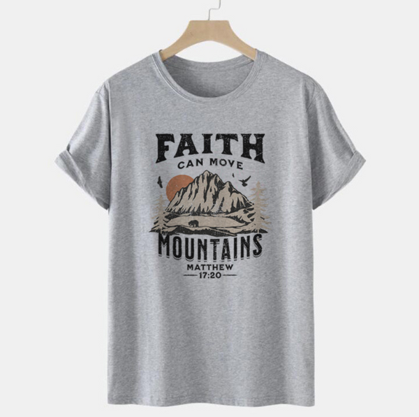 Matthew 17:20 Bible Verse T-Shirt (One Piece) | Faith Streetwear