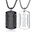 Retro Stainless Steel Men's Cross Necklace Pendant