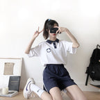 Summer 2020 Women's Casual Polo T-Shirt and Shorts Set