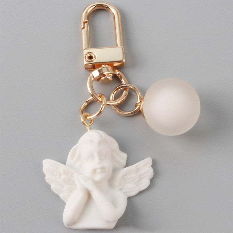 Trendy Angel Keychain with Jelly Color Ball Accessory | Accessory