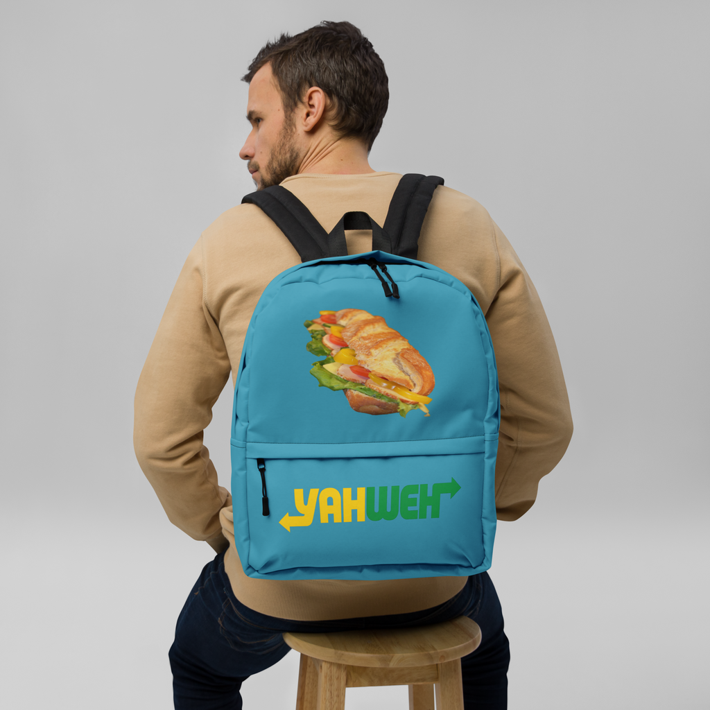 Yahweh Sandwich Christian Backpack