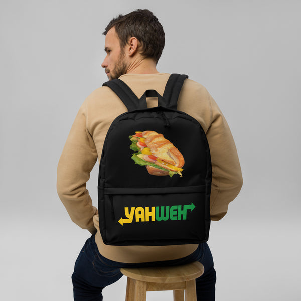 Yahweh Sandwich Christian Backpack