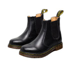 Autumn Style Thick-Heeled Cowhide Martin Boots for Women