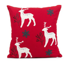 Embroidered Christmas Gnome Pillow Cover - Holiday Home Decor