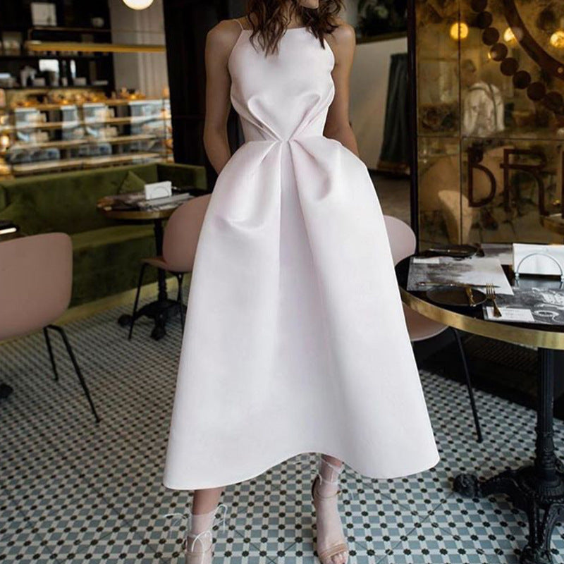 Summer Fashion Dress with Spaghetti Straps (New Arrival)