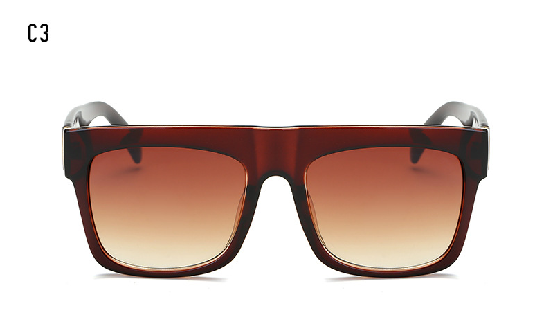 Flat-Top Oversized Sunglasses
