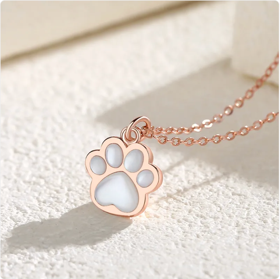 Cat Paw Pendant Necklace