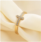 Vintage Sideways Cross Ring