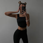 Casual Women's Sleeveless Tank Top in Street Aesthetic