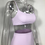 Women's Sexy Two-Piece Dress Set with Crop Top