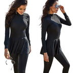 Modest Full-Coverage Long-Sleeve Swim Top