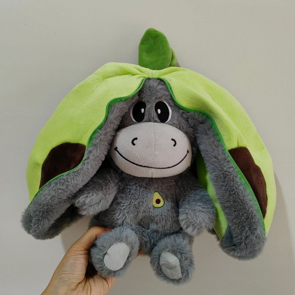 Strawberry Avocado Donkey Plush Baby Doll | Home Decor