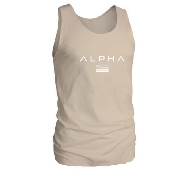 AP Summer New Men's Muscle Running Tank Top