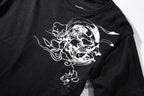 Embroidered Thunder God and Koi Short Sleeve Shirts | Streetwear