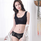 Seamless Lace Sports Bra with Tank Top Design