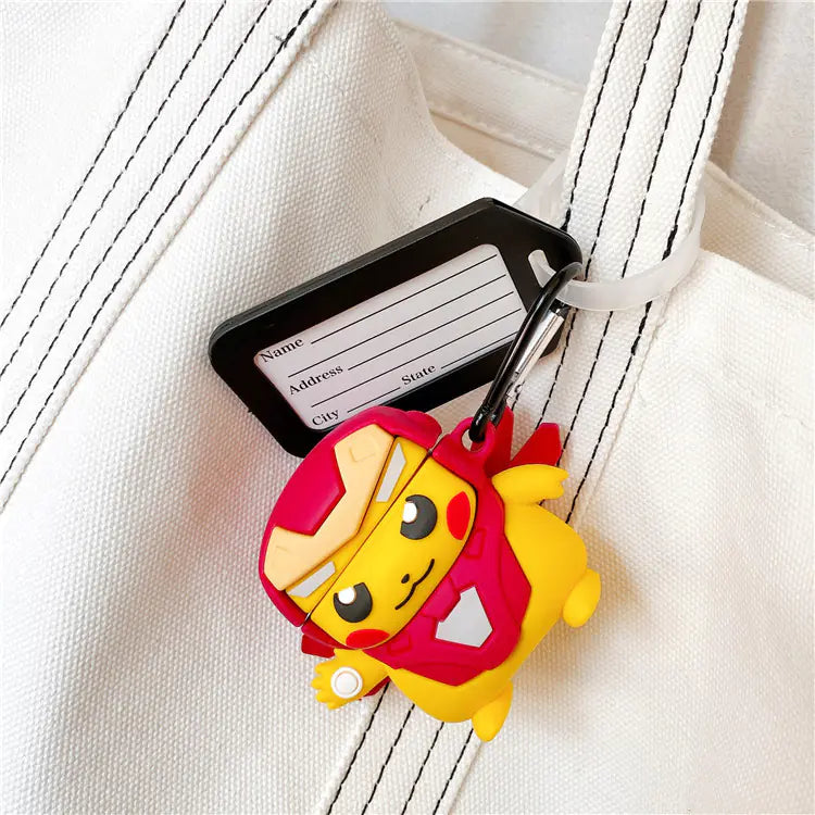 Iron Man 3D Case for Apple AirPods 1/2/Pro (Headphones) | Accessory