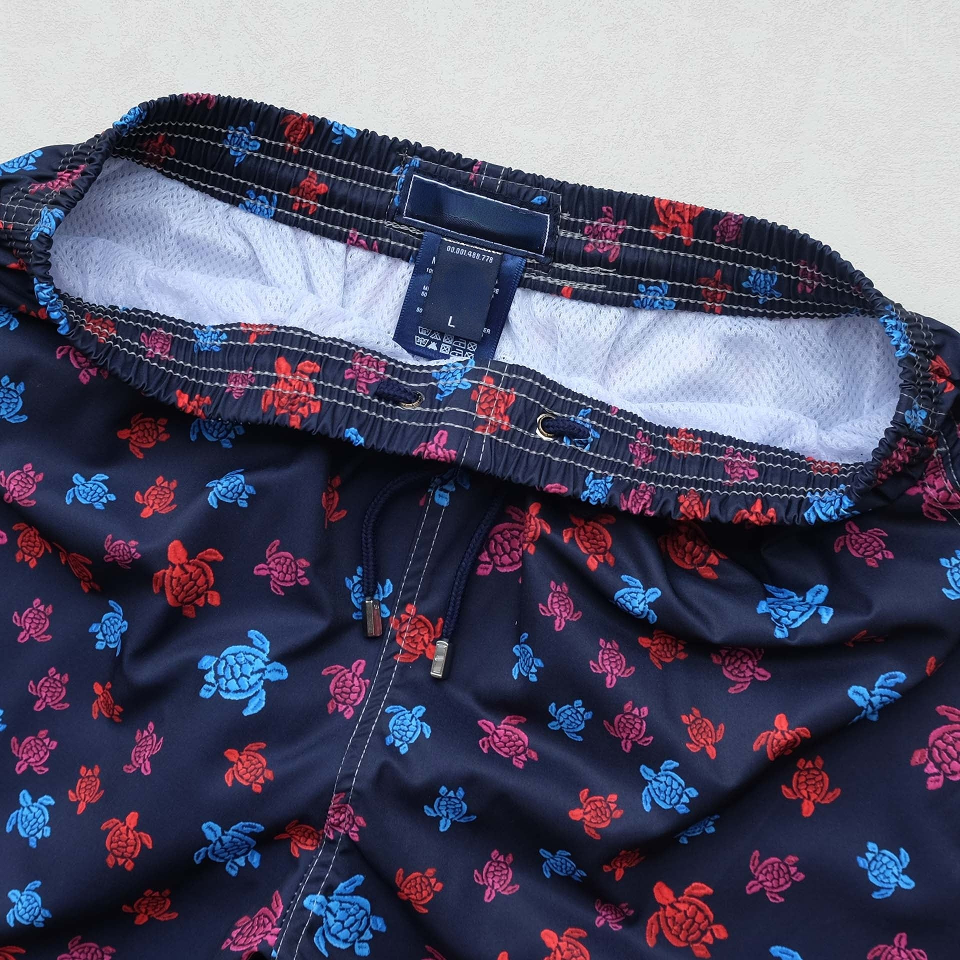 High Quality Multicolor Turtles 4-Way Stretch Board Shorts