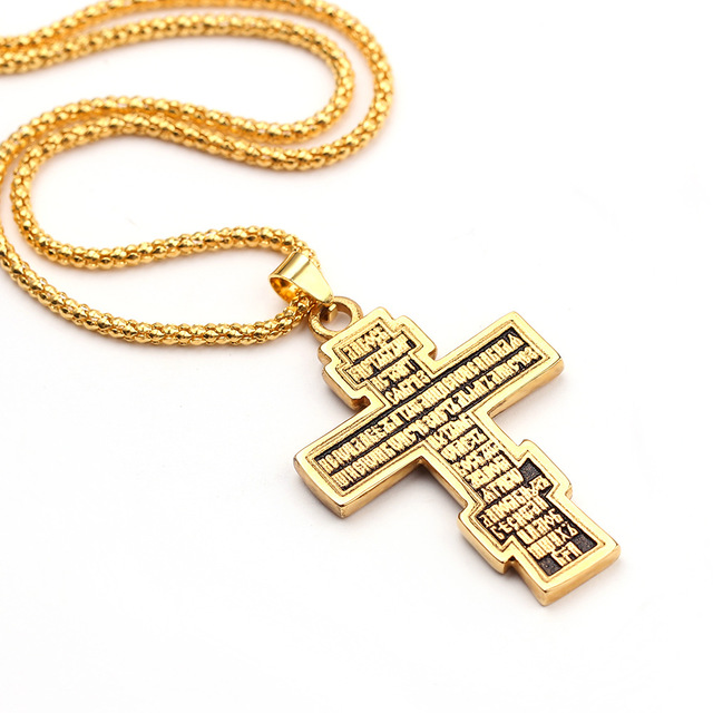 Kreuz-Jesus-Anhänger-Halskette