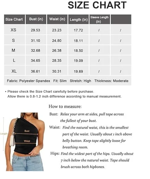 One-Shoulder Ruched Tank Top