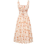 Spaghetti-Strap Floral Print Dress