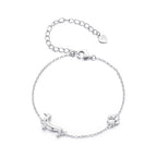Silver Dachshund Dog Charm Bracelet for Women