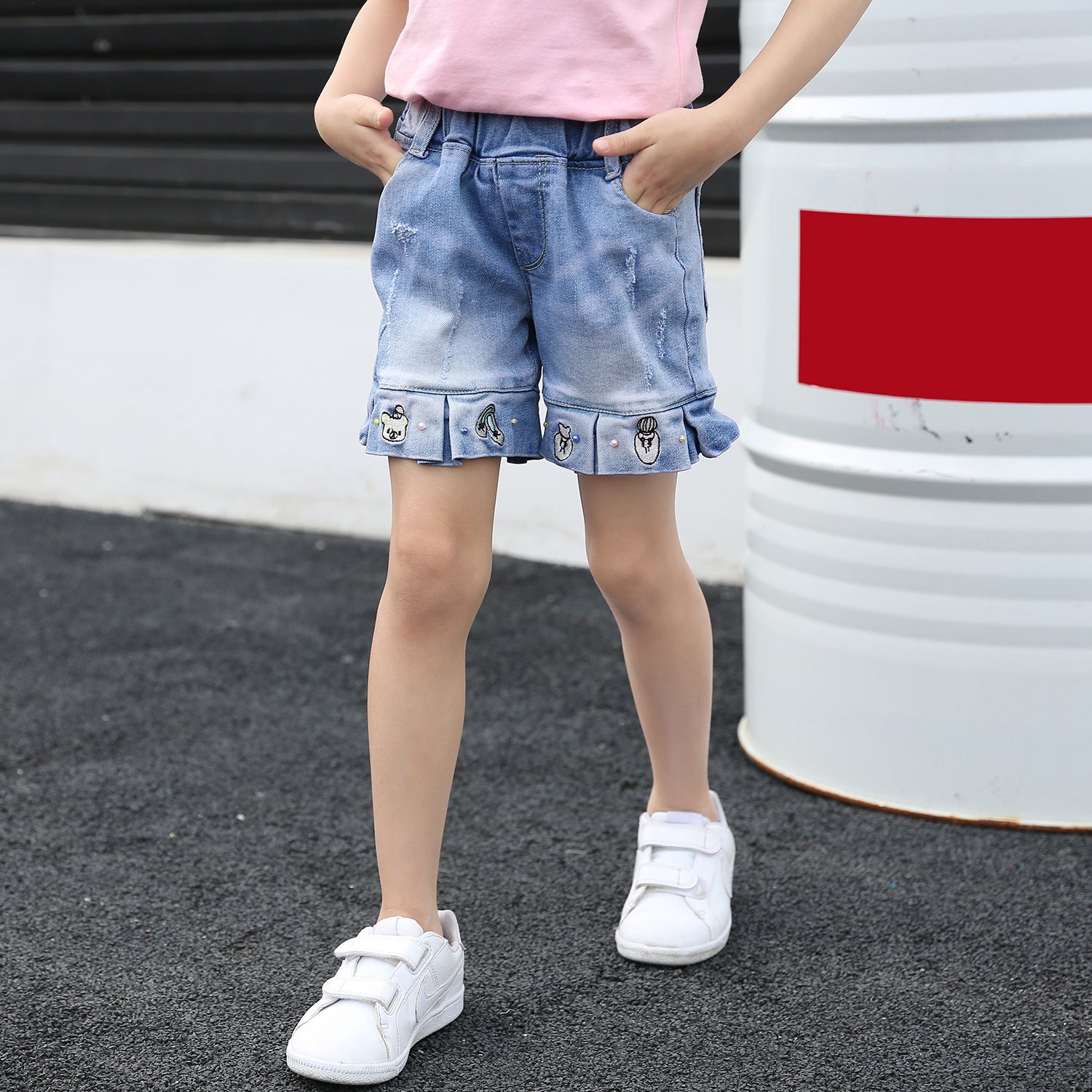 New Summer Denim Shorts for Girls (Kids' Fashion)