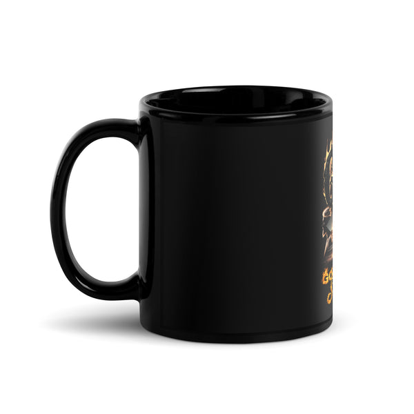 GAS Christian Mug - God Always Sustains Black Glossy Coffee Mug