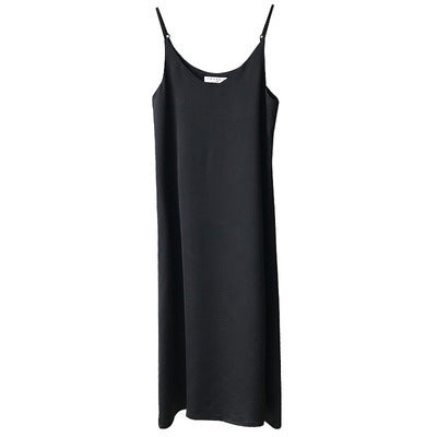Silk Chiffon Midi Dress with Vintage Style Camisole