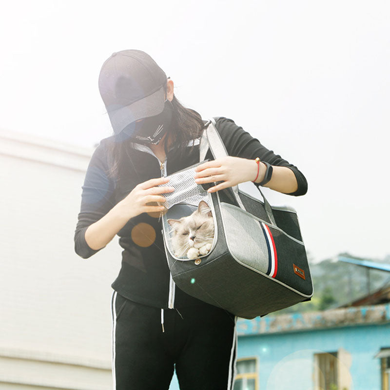 Pet Carrier Backpack for Cats and Dogs, Breathable Bag