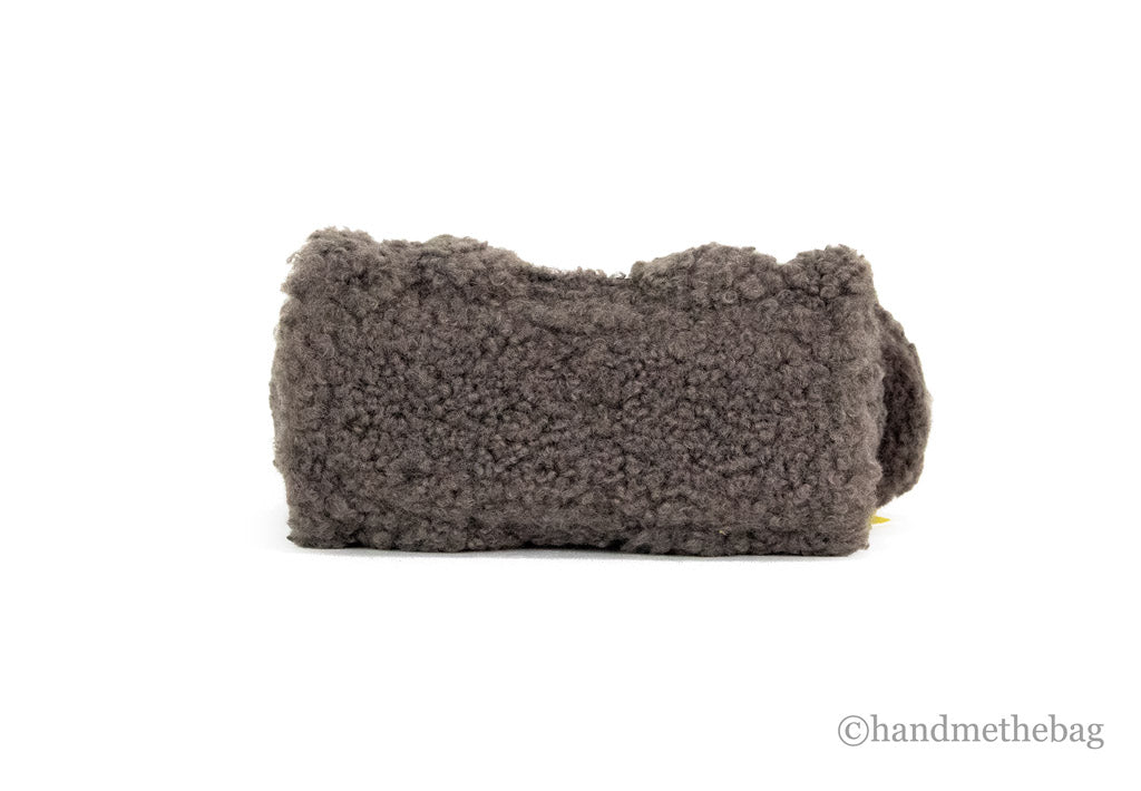 Marc Jacobs The Teddy Micro Fluffy Grey Tote | Organic Cotton