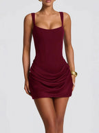 Tube Top Strap Bodycon Mini Dress