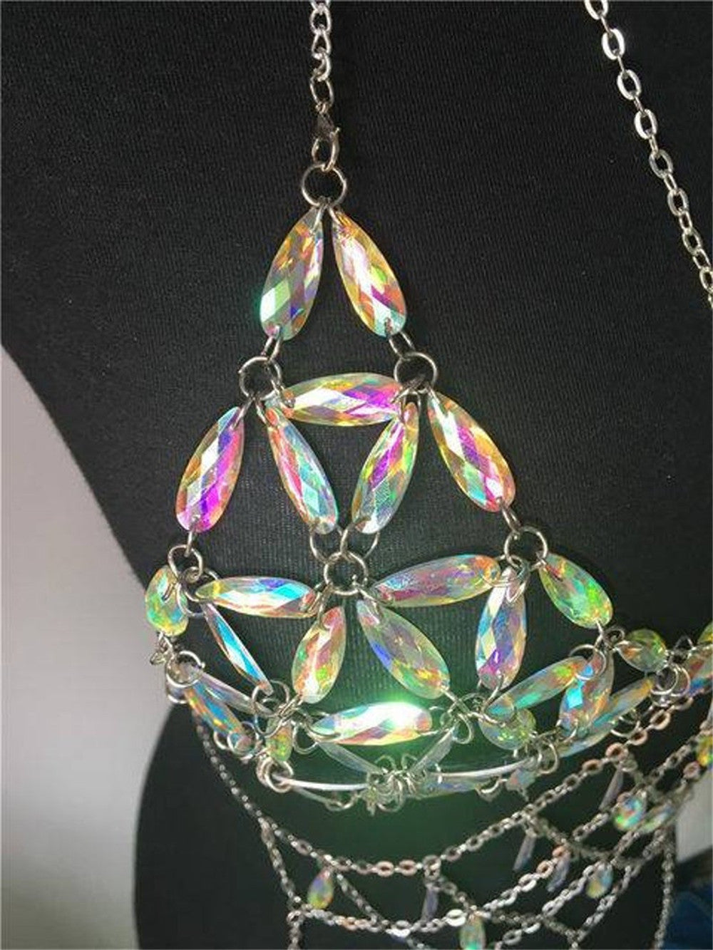 Crystal Bra Chain Body Jewelry Set