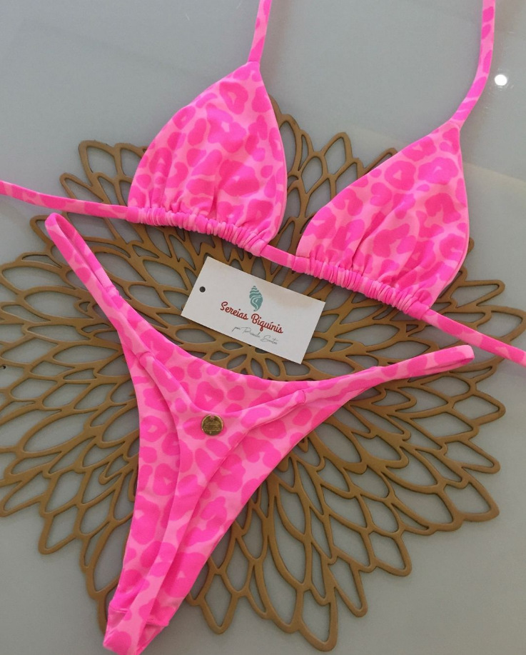 Brazilian Floral Triangle Bikini Set