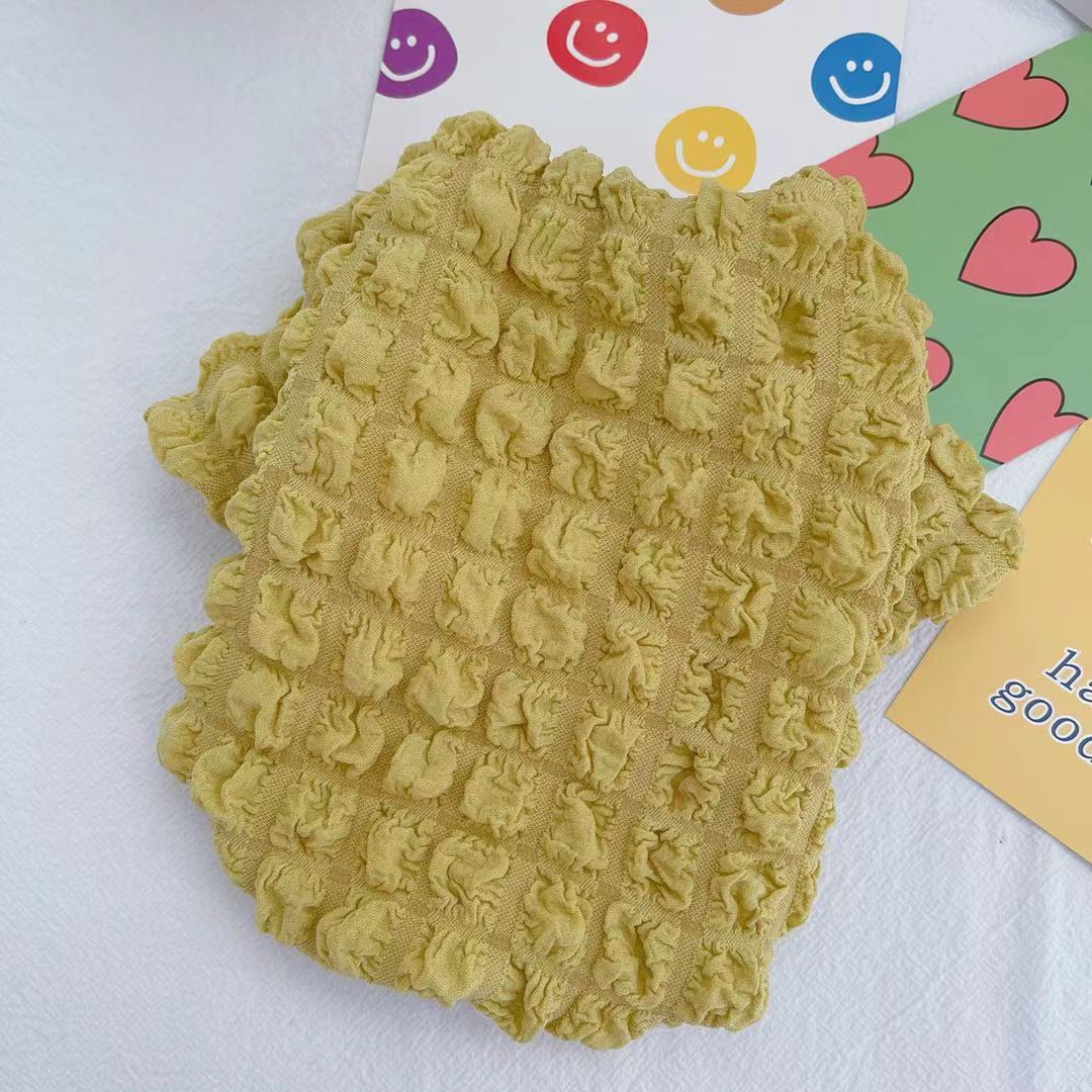 Textured Bubble Knit Dog Sweater, Soft Stretchy Pullover Shirt for Small & Medium Dogs, Cozy Everyday Pet Clothes