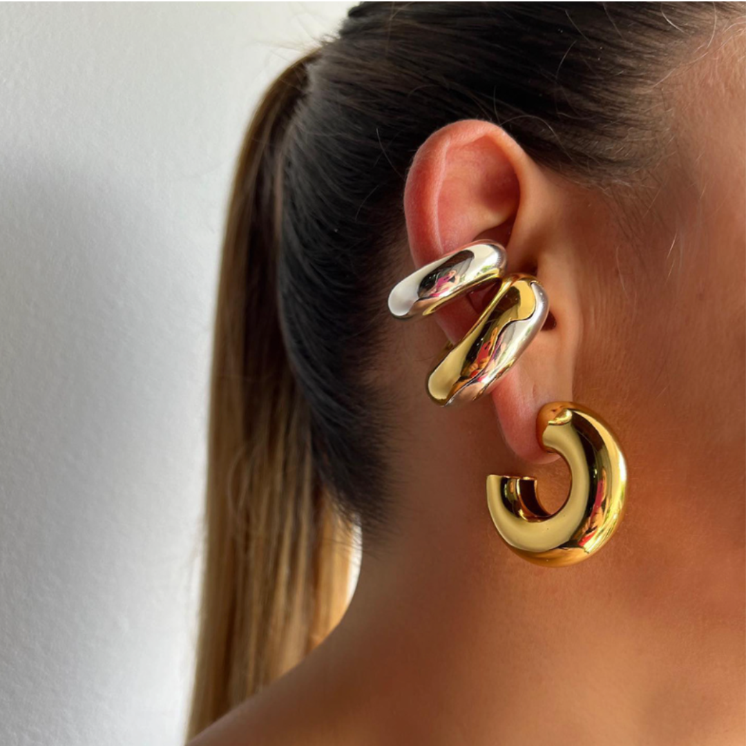 Friday Wish Box Bundle: Tamara Earrings + 2 Pairs Tamara Earcuffs